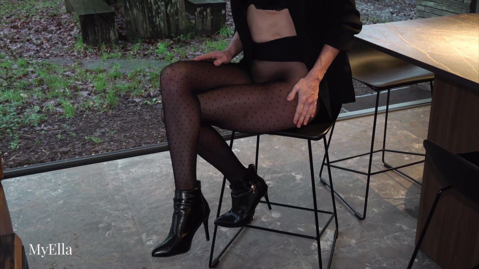 adult video clip 28 MyElla – Amazing footjob in seamless polkadot pantyhose, xvideos fetish on fetish porn 
