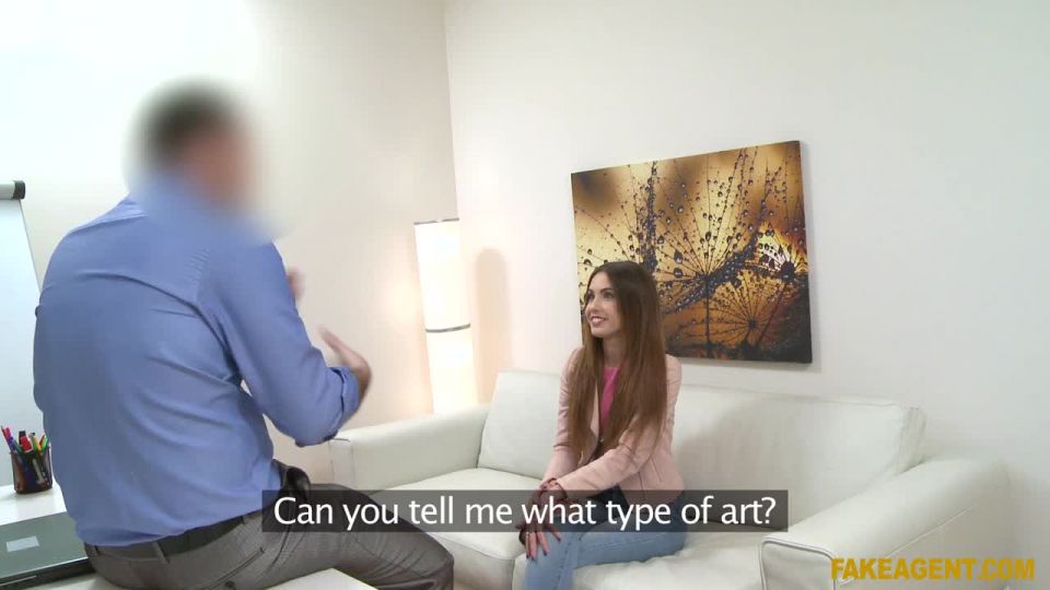 Skinny Model Makes Sex An Art Form casting Elle Rose, James*