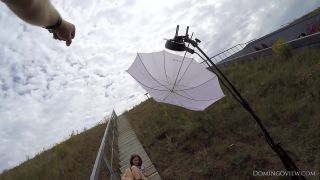 Sanija - Poses Nude On Stairs - Gopro Backstage