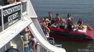 Some Group Tit Flashing On The Dock As These Girls Get Ready To  Board