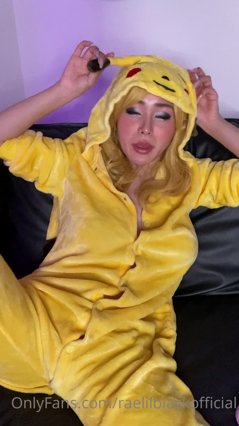 RaeLilBlack Official Raelilblackofficial - full pikachu joi video you didnt invited me to the halloween party so this 28-10-2020