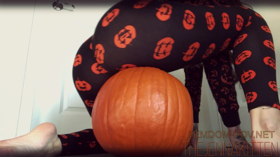 The Jenna Kitten - Pumpkin Legging Poots [Farting] - farting - pov brat princess femdom