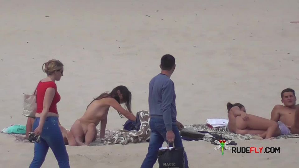 Nice subject caught at nude plage in South America  3