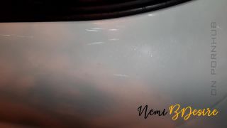 Open Pantyhose And Wet Pussy In The Car For A Deep Blowjob To The Friend In Front Of The Cuckold 1080p