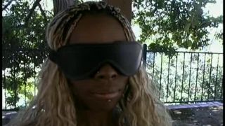 Young Ebony Teen Blindfolded and  Fucked
