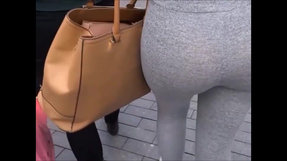 Sexy swag of a nice white  booty