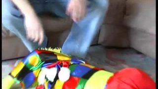 Porn tube Flexi doll in clown costume  2019-04-29