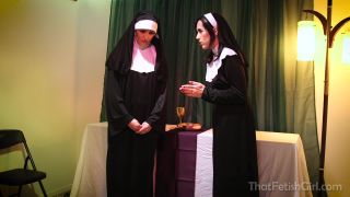 Naughty Nun Caroline Gets Punished pantyhose Caroline Pierce, Tina Lee Comet