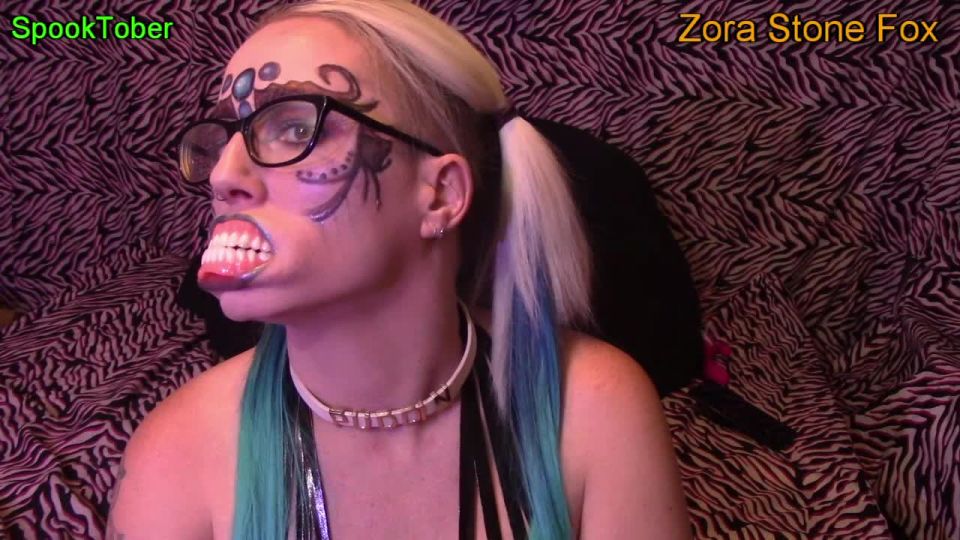 SpookTober Denture DazeGoth Raver milf GoddessZora