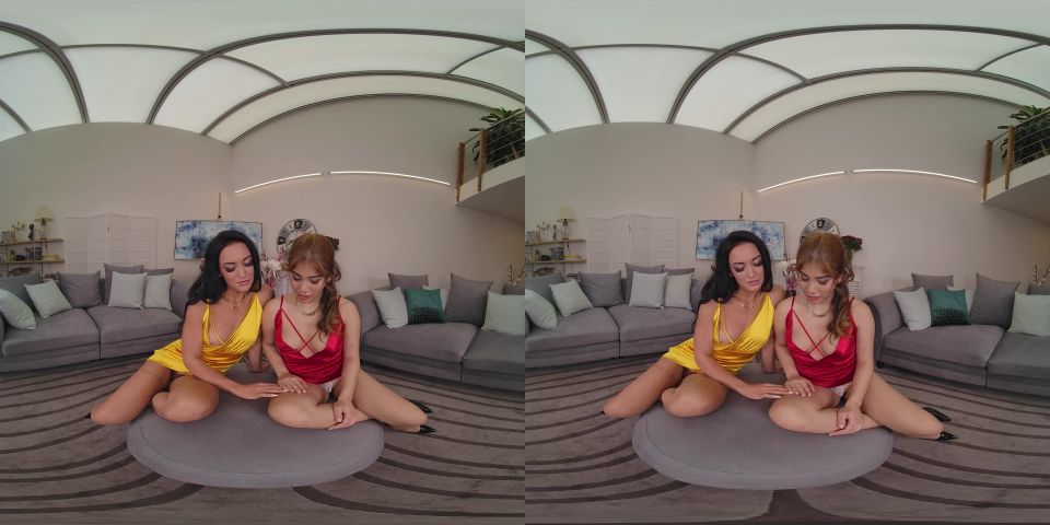 Marina Gold, Zuzu Sweet - Your Cock for two Sexy Asses - VR Porn (UltraHD 2K 2021)