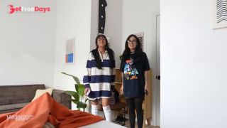 Sharing a bed with BIG TITTY GOTH GIRLS - Effy Cutie and Natasha Noel
