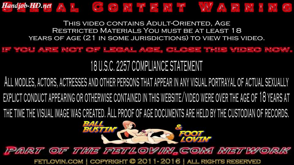 Ballbustin & Foot Lovin presents Cameron Dee in Testicle Wrestling XLI,  on handjob porn 