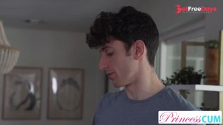 Clever Cum Thirsty Stepsis Penelope Kay Steals Stepbros Cum in Camping Chair