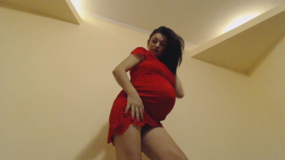 7779 Red Dress Strip Show