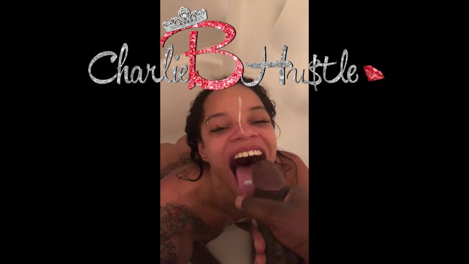 online porn video 34 big butt ass curvy CharlieBHustle - Hair wash day , cum right on my face, bbc on hardcore porn