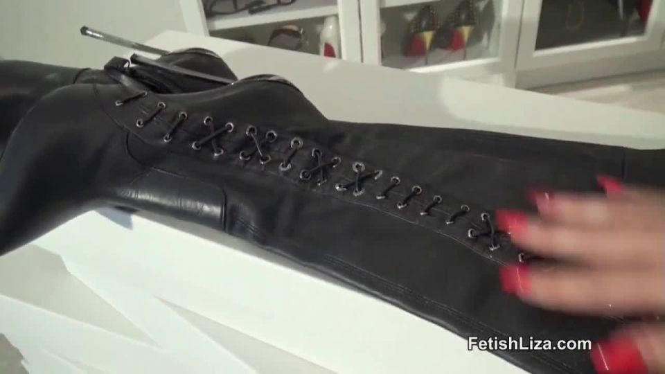 adult xxx video 17 FetishLiza - Fitting My Casadei Boot Collection Part1 - leather - high heels porn german fetish porn