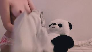 I Record My Step Sister Jumping Teddy Bear Massage Little Tits I Miss S