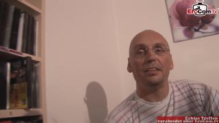 7184 Skinny Black Haired MILF Gets Fucked in a German Amateur...