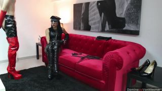 online xxx video 48 DOMINA IRA VON MESMER – Chastity and Crop Strokes I - boot domination - bdsm porn femdom orgasm