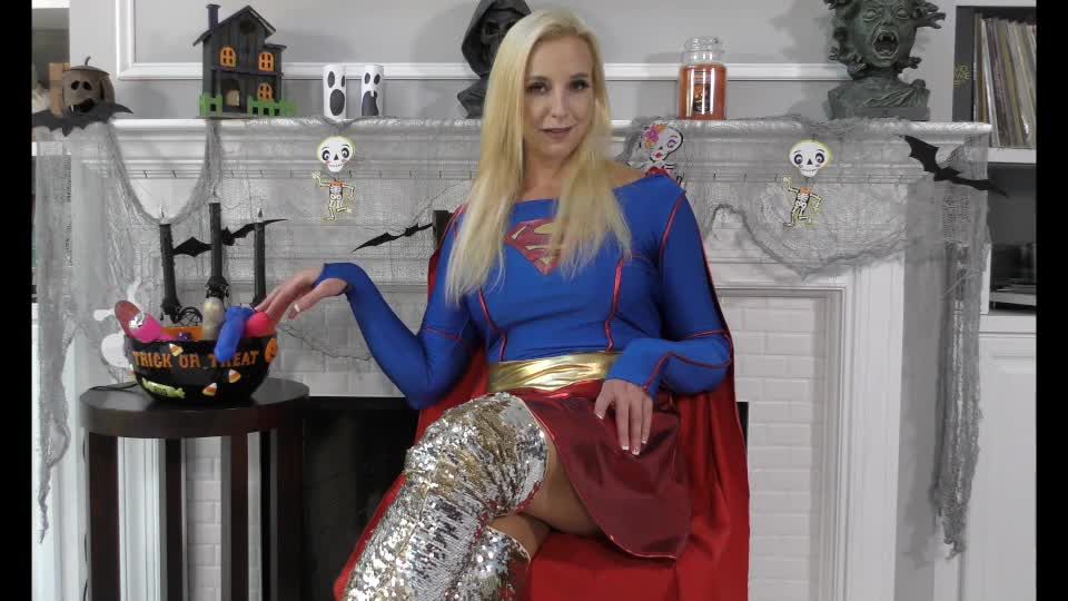 SophiaWest - Supergirl to the rescue - Masturbation