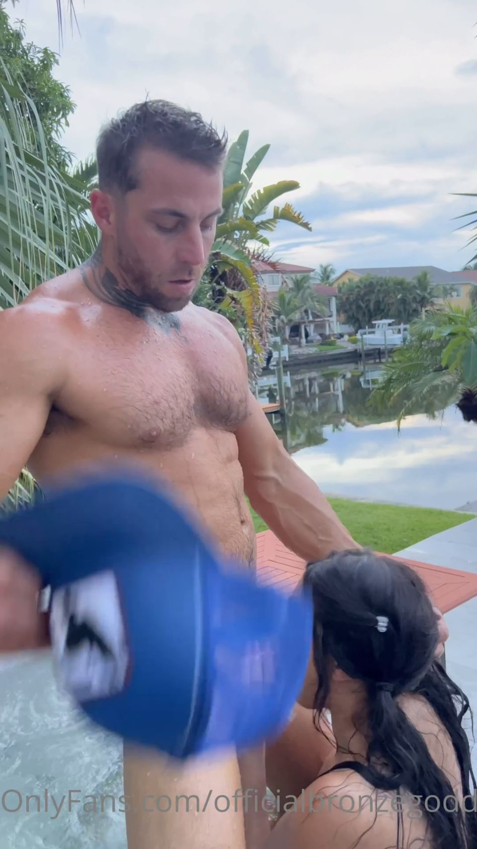 Bronze Goddess - Having Sex By The Pool - Teen