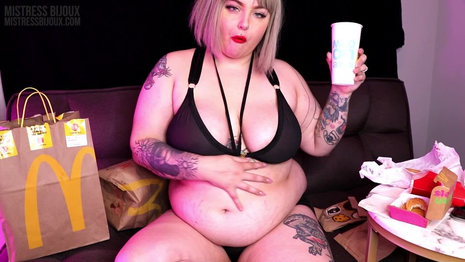 free porn video 43 Mistress Bijoux - Fast Food Binge - FullHD 1080p on bbw bbw takes bbc