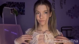 Crazy Cute Lina - Braces Babe Full HD 1080p - Natural tits