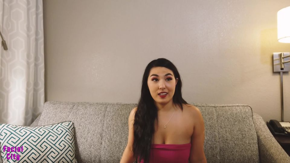 Facial City - Mina Moon Casting Interview BJ on casting czech casting pov