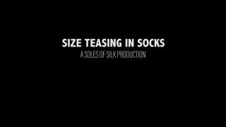 porn video 31 Soles of Silk – princess nikki Size Teasing in Socks, tori black foot fetish on feet porn 
