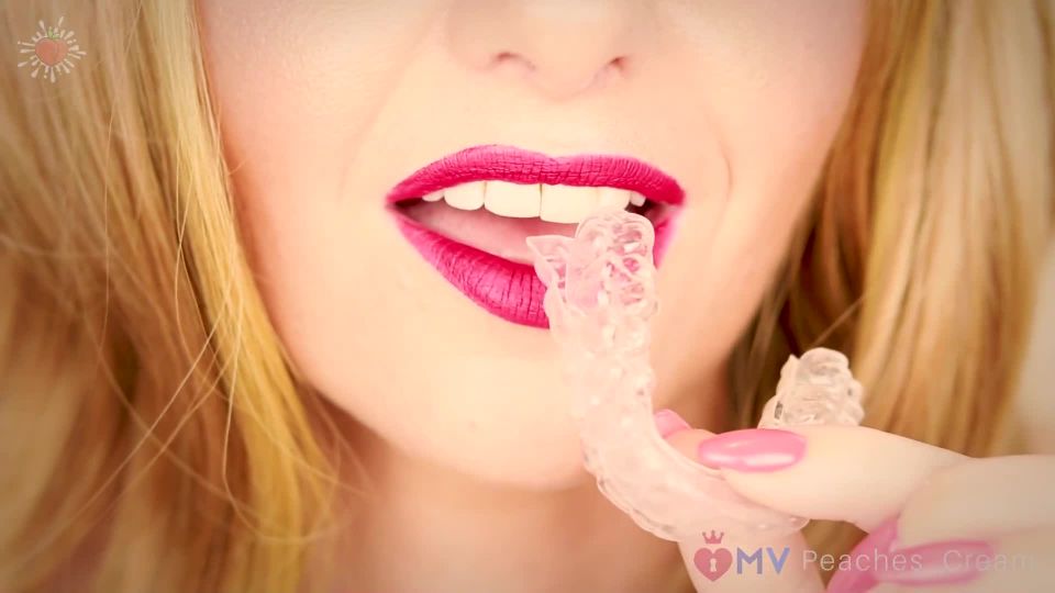 free porn video 2 asian femdom handjob ASMR Cum On My Retainers – Peaches Cream, peaches cream on blowjob porn