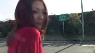 Smooth POV blowjob by insolent Kuraki Mio milf 