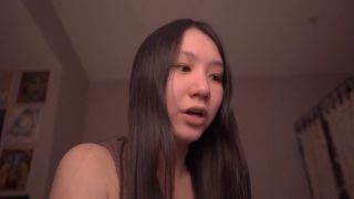 Asian Girl Getting Wet and Having Him In Me