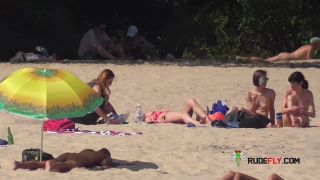 Girl nudist masturbation at beach  2