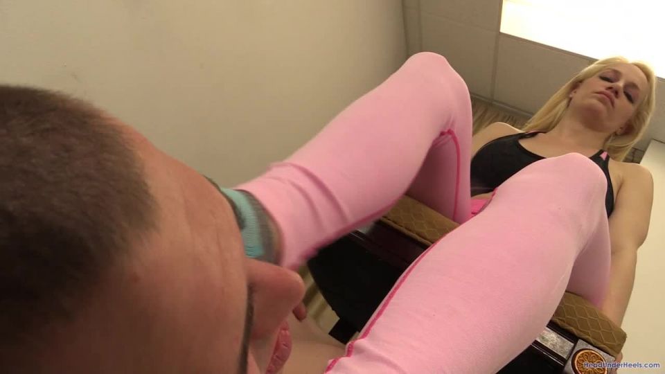 Foot fetish – Face trample with socks