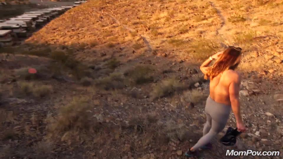 Sloane in Sexy flashing MILF on a hike 1080p