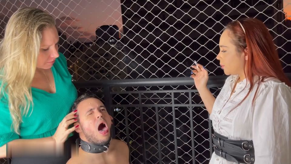 goddess lohan and goddess grazi - humiliating slave.