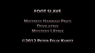 Latex Foot Slave - [Feet porn]