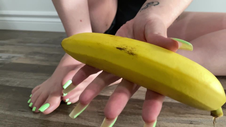 Explosivetoes () s - foot fetish banana crushing fun 13-06-2021