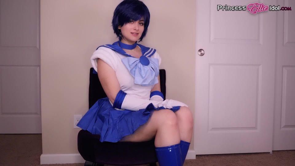 porn clip 21 Princess Ellie Idol – SHY SAILOR MERCURY INSTRUCTS YOU TO JERK WHILE RUBBING HER CAMELTOE | bows | femdom porn astrodomina femdom