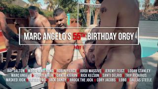 RawFuckClub – Marc Angelo’s 55th Birthday Orgy Part 1 Bareback Gay!