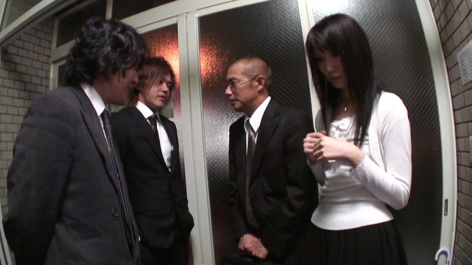 free video 14 femdom near me Adorable Japanese teen moans while taking in two hard boners, threesome on threesome