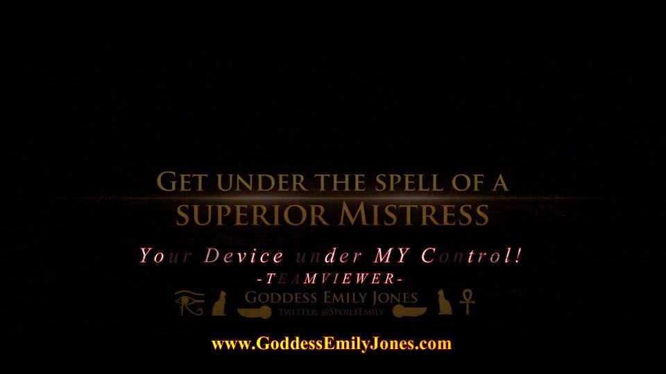 clip 25 femdom sub fetish porn | Emily Jones - TeamViewer Your Device Under MY Control | 1080p