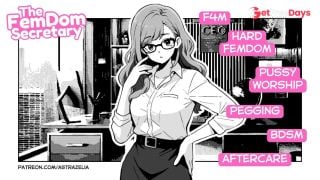 [GetFreeDays.com] Mean FemDom Secretary Pegging You on Her First Day Femdom Pegging Degrading ASMR Audio Sex Clip January 2023