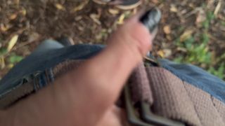 POV  BLOWJOB IN PUBLIC PARK, RISKY SEX, THEY CAUGHT US  REAL AMATEUR CO