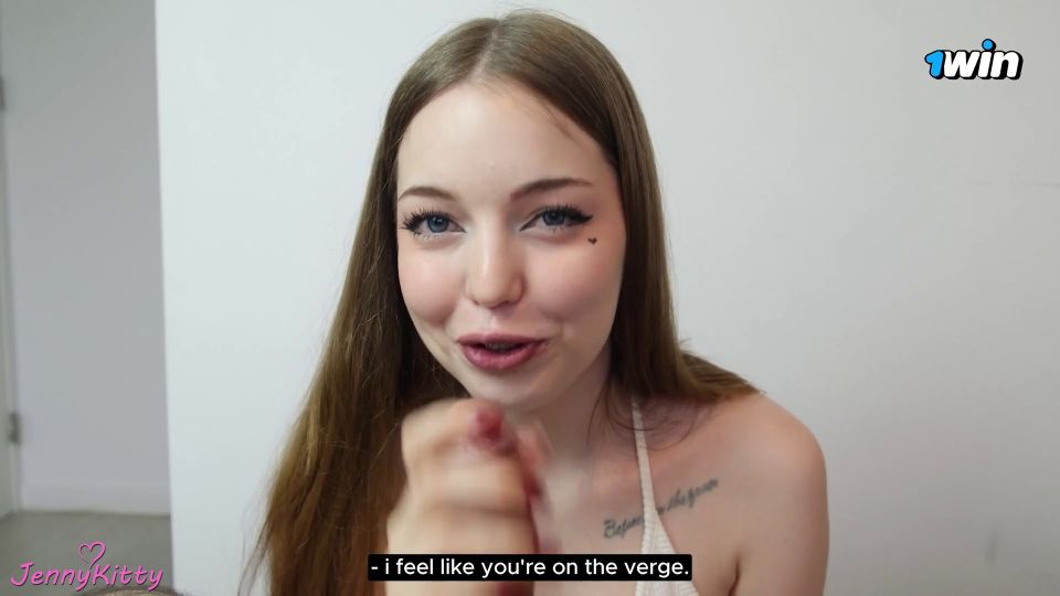 Hermana me pilló espiando para su masturbación (Masturbación porno) Jenny Kitty