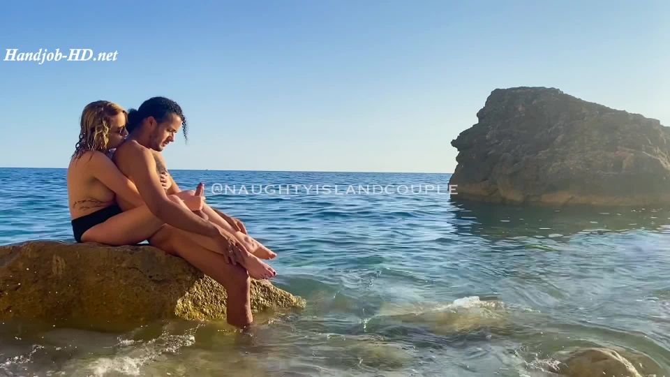 porn video 24 Handjob at our secluded nude beach – Naughty Island Couple – HandJob - handjob - handjob porn 