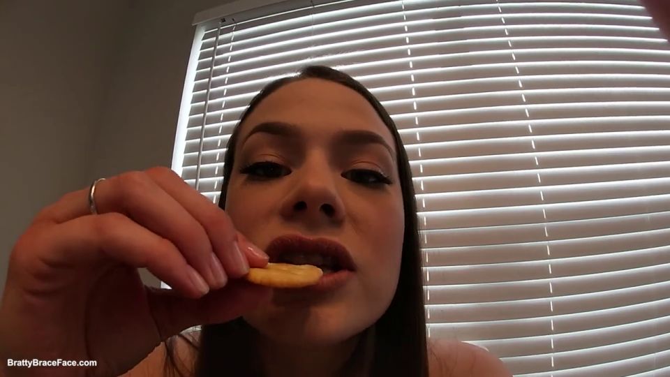 Bratty Brace Face - Swallowed At Snack Time (Fetish porn)
