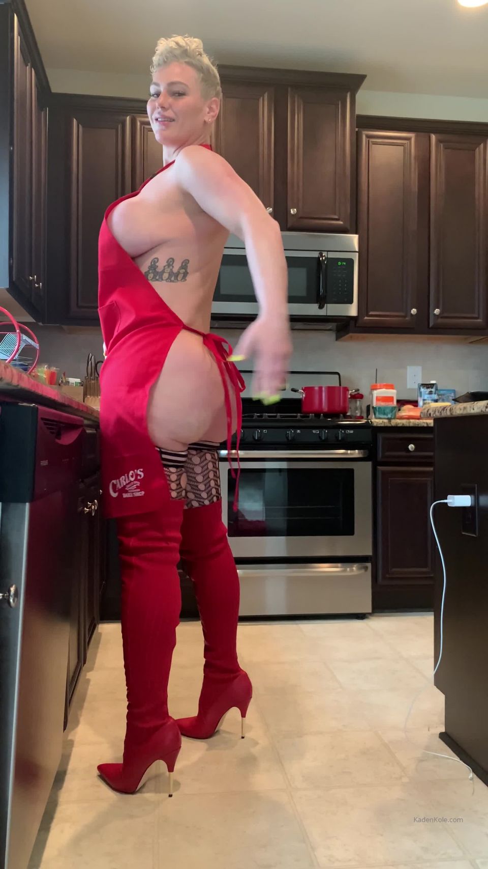 online xxx video 49 Kaden Kole / Onlyfans Kadenkole - imagine coming home from work and im in the kitchen in your apron cooking dinner 20-03-2020 - Fetish on hardcore porn hardcore lesbian anal