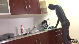 Private video after work in zentai