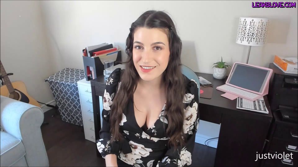 Justviolet JustViolet – Blowjob Titty Fucking Multiple Facials  Dildo